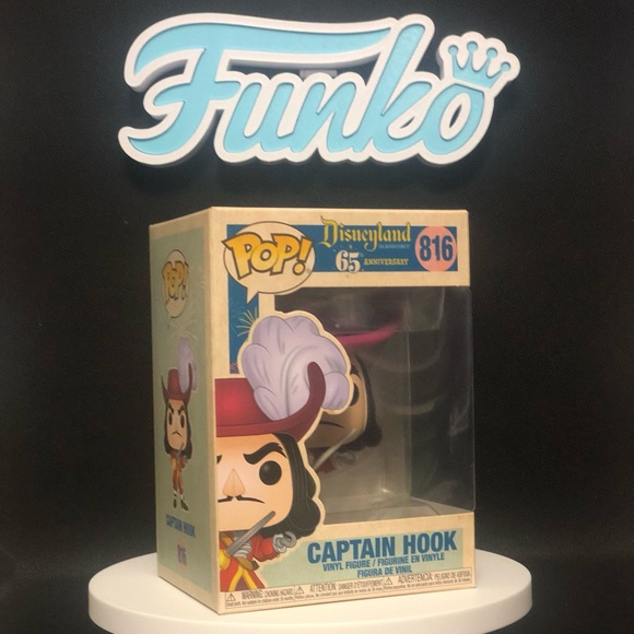 Captain Hook- 816 (65th Anniversary Edition)- Disney- Mint Condition- Funko - Picture 3 of 8